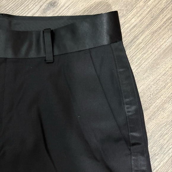 Calvin Klein Women’s Size 18 Dress Pants Slim Ankle Black Career Office Satin - Picture 4 of 9